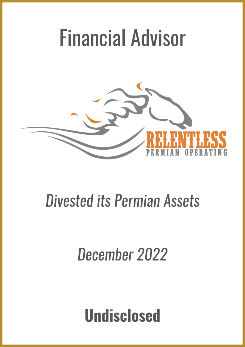 Relentless Permian Operating